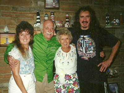 (L to R) Gary's sister Sherrie Pros, their father and mother, and Gary Pros (Photo courtesy of Sherrie Pros)